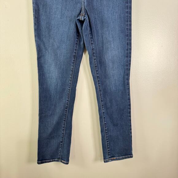 Denim Forum The Lola High Rise Skinny Cropped Jeans Womens Size 29 Blue Stretch - Picture 5 of 11